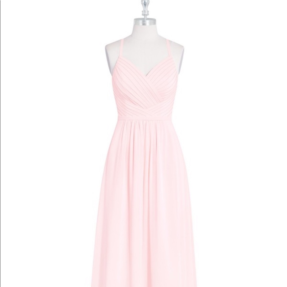 NEW AZAZIE AMARI BLUSHING PINK BRIDESMAID DRESS